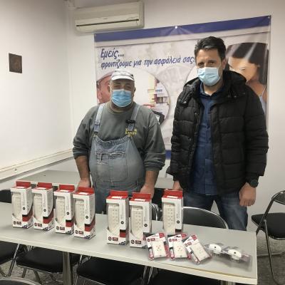 Αποστολή φωτιστικών ασφάλειας από την Olympia Electronics και τον συνάδελφο Παντελή Μαστοράκη για την διάθεση στους σεισμόπληκτους συμπολίτες μας.